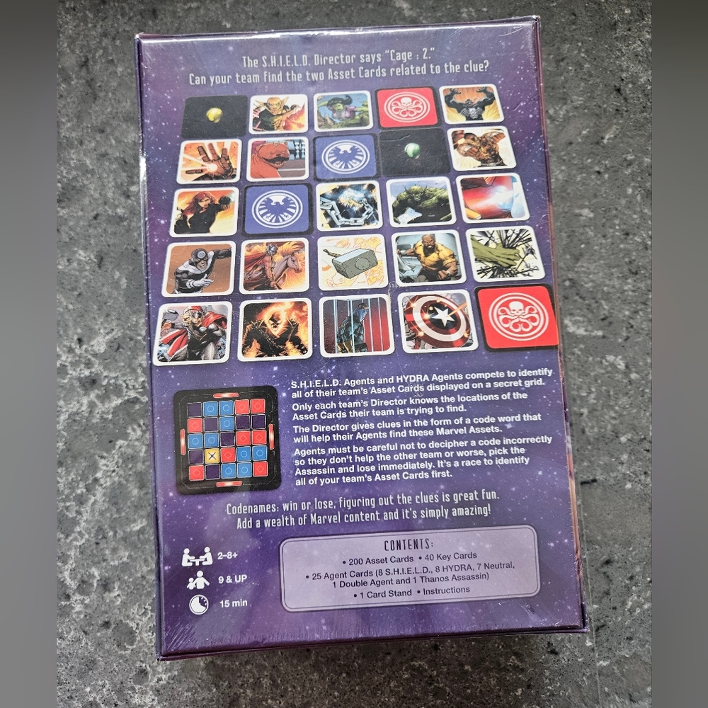 Codenames: Marvel Board Game - Picture 2 of 3